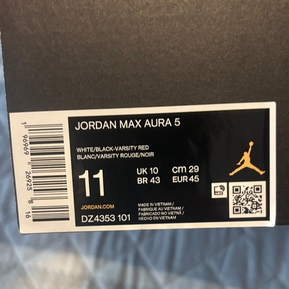 Men's Jordan Max Aura 5 sz 11 - Picture 2 of 11